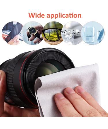 Buy Healvian 20pcs Microfiber Screen Cleaner Cloths | Eyeglass Cleaning Kit for Glasses & Lenses - Bulk Lens Cloths for Crystal Clear Vision - Buy Online on GoSupps.com