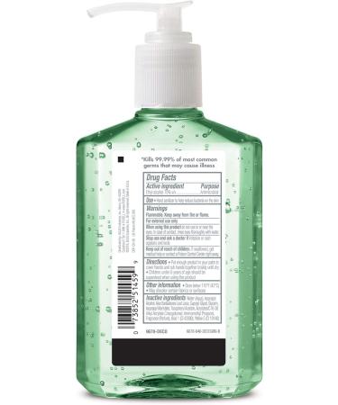 PURELL Advanced Hand Sanitizer Soothing Gel Metallic Design Series Fresh scent with Aloe and Vitamin E - 8 fl oz Pump Bottle (Pack of 4) - 9678-06-ECDECO Design Series - Metallic Foil - Buy Online on GoSupps.com
