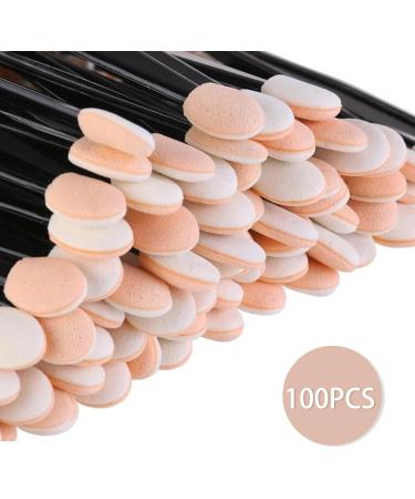 FENGCHUANG 100 Pieces Eyeshadow Brushes Sponge Eyeshadow Applicators Disposable Eye Shadow Brush Eyeshadow Sponge Brush Eye Makeup Brushes Makeup Tools for All Women - Buy Online on GoSupps.com