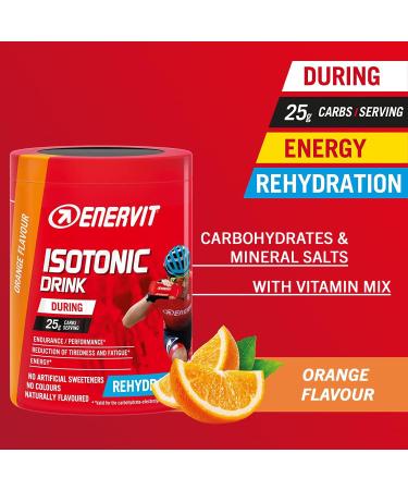 Enervit Sport Isotonic Drink (Orange 1x 420g) Orange 420 g (Pack of 1) - Buy Online on GoSupps.com