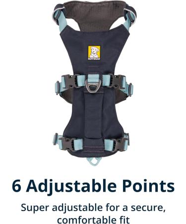 Buy Luffwear Flagline Dog Harness - Lightweight Adjustable 3 Fortification Points Reinforced Strap V-Ring - XX-Small Basalt Gray - International Shipping Available - Buy Online on GoSupps.com