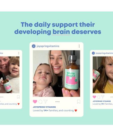 JoySpring Liposomal Glutathione Supplement for Kids | Supports Speech and Eye Contact | 50 MG Antioxidant L-Glutathione Drops | 2 oz Liquid Detox Supplement 1 Fl Oz (Pack of 1) - Buy Online on GoSupps.com