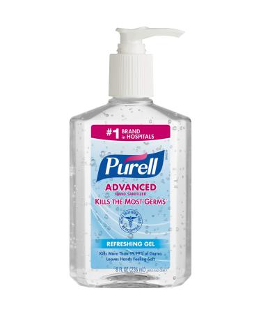 Purell Pump Bottle Hand Sanitizer 8 oz. Bottle