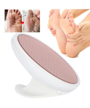 Buy Glass Foot File Callus Remover - Stainless Steel Nano Crystal Pedicure Tool for Smooth Heels | On-the-Go Foot Care White  - Buy Online on GoSupps.com