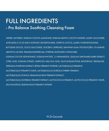 Dr.Ceuracle Pro Balance Moisture Barrier Set - Moisturizing pH Balanced Korean Skincare Gift Set included Cleansing Foam, Toner, Cream - Buy Online on GoSupps.com