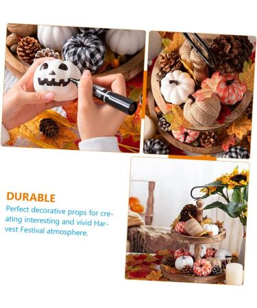 HOMSFOU 36 Pcs Artificial Pumpkin Pumpkin Model decorations Festival Pumpkin Decor decorate Environmental foam pumpkin ornaments artificial halloween set Scene Layout Pumpkin Decor reward - Buy Online on GoSupps.com