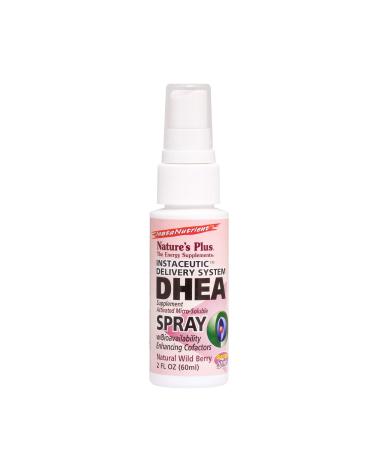 Nature's Plus DHEA Spray Instaceutic Delivery System Natural Wild Berry 2 fl oz (60 ml)