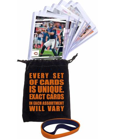 Chicago Bears Football Stars & Legends Trading Card Bundle - Justin Fields, David Montgomery, Darnell Mooney, Cole Kmet, Brian Urlacher, Walter Payton, Jay Cutler + Wristbands - Buy Online on GoSupps.com