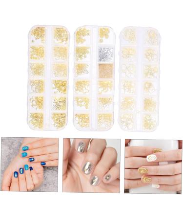 minkissy 3 Boxes Nail Art Accessories Moon Nail Charm Pearl Decor Sparkly Nail Decals Fairy Toenail Decor Nail Decorations for Nail Art Nail Art Supplies Manicure Rivet Sequins Alloy Drill - Buy Online on GoSupps.com