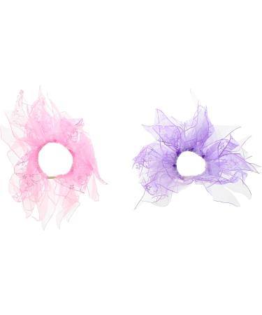 Zac's Alter Ego Set of 4 Double Layer Windmill Scrunchies With Stars - Buy Online on GoSupps.com