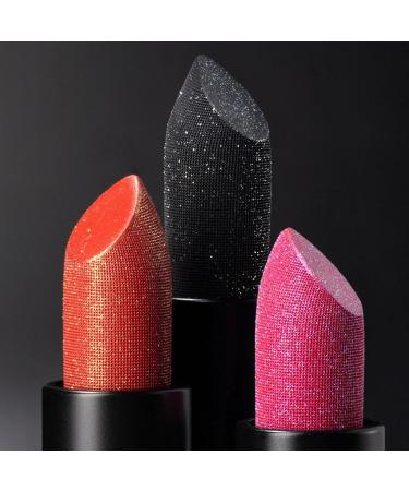 Pearlescent Lipstick - Glitter Lip Gloss - Water and Smear Resistant - 6 Glitter Lipstick for Women - Ideal for Day Parties Travel Appointments - Buy Online on GoSupps.com