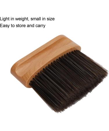 Professional Barber Neck Duster Brush Soft Nylon Hair Wodden Handle Hair Sweeping Brush Comfortable Grip Barber Accessories Suitable for Barbers Hair Stylist - Buy Online on GoSupps.com