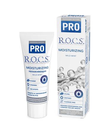R.O.C.S.-Vegan toothpaste-toothpaste per Moisturizing- 74 G.-fluoride-free formula-parabens-free-free-free comfort in dry mouth - Buy Online on GoSupps.com