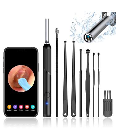 Ear Wax Removal Tool - Ear Cleaner with 1080P Camera Ear Cleaning Kit with 8 Pcs Ear Set Earwax Remover with Light Endoscope with 5 Auxiliary Accessories Otoscope for iPhone iPad Android Phones