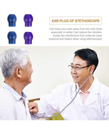 Mikikit Replacement Stethoscope Ear Tips - Soft Ear Plugs Universal Earpieces 10 Pairs for Enhanced Comfort | International Shipping Available - Buy Online on GoSupps.com