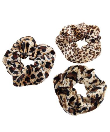 LOVEF 24pcs Leopard Print Scrunchies for Women - Hair Bands & Ties Set - Hair Accessories - Buy Online on GoSupps.com
