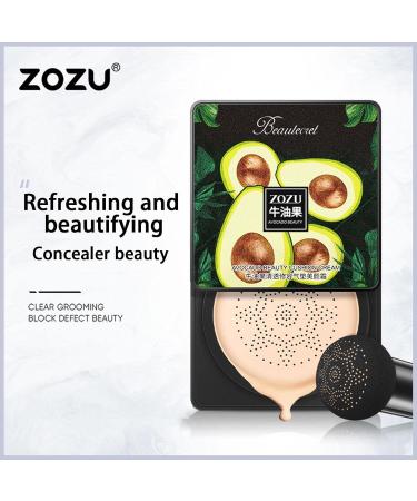 Richolyn CC Creme Mushroom Head - Avocado Moisture Cushion Foundation | Long-Lasting BB Cream for All Skin Types & Tones - Ivory - Buy Online on GoSupps.com