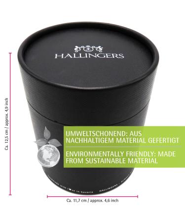 Hallingers Happy Birthday XXL - Handmade Pralines Gift Can | Alcohol-Free Noble Chocolate | Perfect for Mother's & Father's Day | 500g Celebratory Treats - Buy Online on GoSupps.com