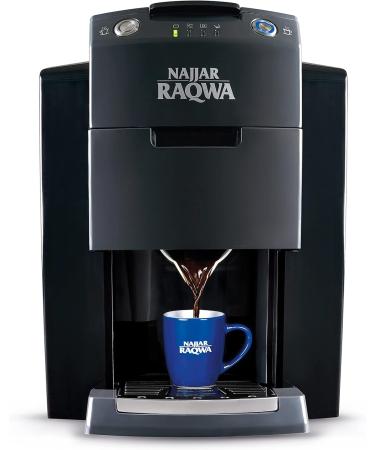 Najjar Raqwa Turkish Coffee Cardamom Coffee Capsules Capsule 50 Pcs Dark Roast Coffee Turkish Coffee With Cardamom Ground Coffee Lebanese Coffee To be used with Najjar Raqwa Machine - Buy Online on GoSupps.com