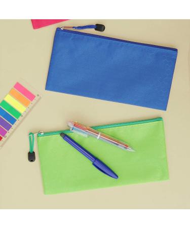 LABUK 29pcs Zipper Pencil Pouches  Small Zipper Pencil Bags  Waterproof Pencil Cases  for Office Travel Cosmetics 12 Colors - Buy Online on GoSupps.com