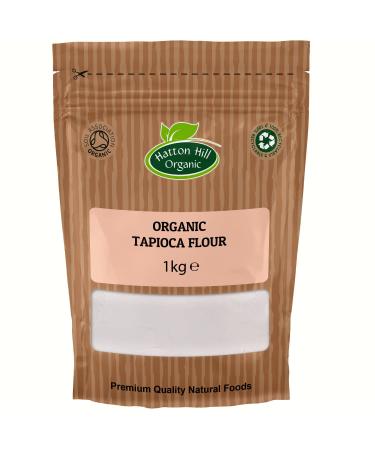 Organic Tapioca Flour 1kg by Hatton Hill Organic - Free UK Delivery