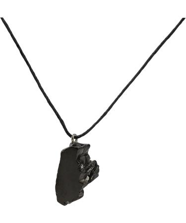 Heka Naturals Shungite Crystal Necklace | Medicinal & Chakra Jewelry for Men & Women | Spiritual Gemstone Gifts - Buy Online on GoSupps.com