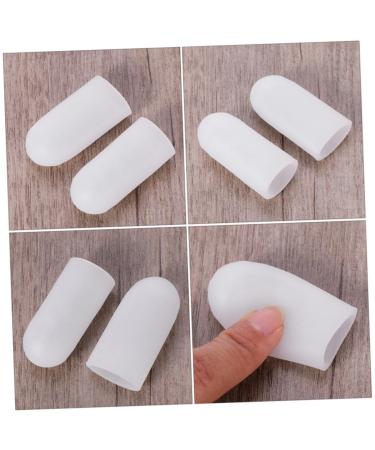 8 Pairs Silicone Gel Toe Protectors & Separators for Blisters, Bunions, and Straightening - White Headgear Orthopedic Design - Buy Online on GoSupps.com