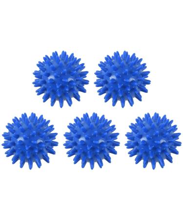 Balawin 5Pc Massage Ball Soft FOR Palm Feet Arm Neck Blue 5.5CM