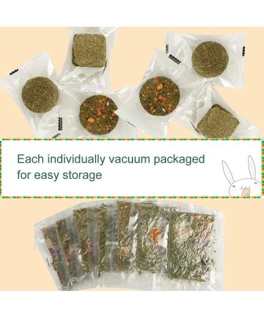 Abiz 12-Piece Rabbit Cake Stuff - Natural Timothy Hay Treats & Herbal Snacks for Rabbits Guinea Pigs Dwarf Rabbits Chinchillas & Hamsters - Buy Online on GoSupps.com