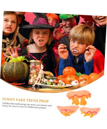 Frcolor 10 Pc Cosplay Ugly False Teeth - Zombie Hillbilly & Nasty Fake Dentures for Masquerade Parties - Buy Online on GoSupps.com