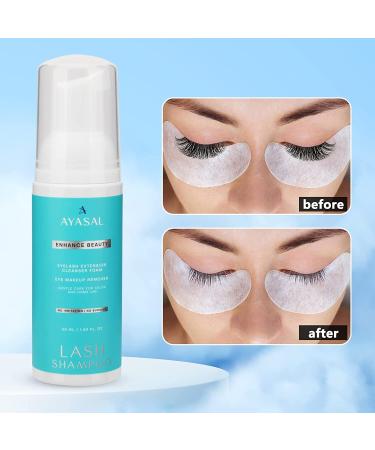 Premium Oil-Free Lash Shampoo for Eyelash Extensions - Gentle Cleanser and Care Remover - Buy Online on GoSupps.com