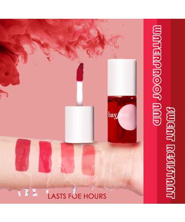 LemonSac 4 Colors Lip Tint Stain Set - Long-lasting Moisturizing Korean Matte Lip Tint - Waterproof Mini Liquid Lipstick Plump Gloss - Non-Sticky Tinta De Labios (4PCS) - Buy Online on GoSupps.com