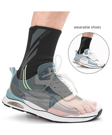 Ankle Support Set - 2 Piece Compression Sleeve for Plantar Fasciitis | Improve Fitness & Comfort | International Shipping - Buy Online on GoSupps.com