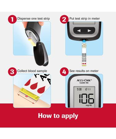 Accu-Chek Guide Test Strips for Diabetic Blood Glucose Testing - Pack of 100 Count - Buy Online on GoSupps.com