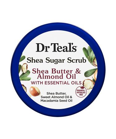 Dr Teal's Shea Sugar Body Scrub 19 oz - Pack of 3 with Shea Butter, Almond Oil & Essential Oils - Buy Online on GoSupps.com