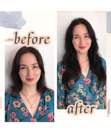 RUNATURE Black Tape in Hair Extensions 20 Inch 50g - Invisible Straight Human Hair Tape Extensions #1B - Buy Online on GoSupps.com