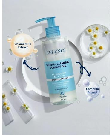 CAREX BENELUX Celenes by Sweden Thermal Cleansing Foam Gel Paraben & Alcohol Free Enriched with Natural Herbal Extracts Ideal for DrySensitive Skin 250ml - Buy Online on GoSupps.com