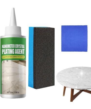 Stone Crystal Plating Agent | Marble Stain Remover Stone Agent - Coating of Stone Nanocrystals Stones and Crystals Plating Agent for Kitchen Cleaning - Buy Online on GoSupps.com