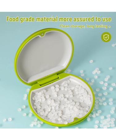 Annhua Retainer Case Denture Container Mouthguard Storage Box with Magnetic Closure False Teeth Container Denture Box Blue - Buy Online on GoSupps.com