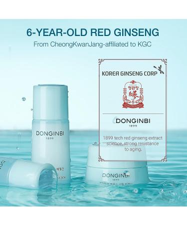DONGINBI Red Ginseng Hydra Bounce Cream Fresh Travel Kit - Softener 15ml, Emulsion 15ml, Cream 7ml - Buy Online on GoSupps.com