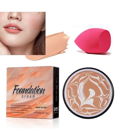 HZXY Waterproof Concealer Cream, Multi-tasking, Full Coverage, Waterproof Makeup, Foundation, Full Coverage of Pores (7#)