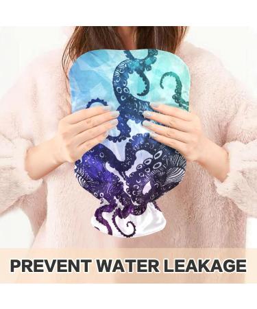 Octopus Hot Water Bottle 2L - BPA-Free with Cover for Pain Relief Ideal for Bed Hands & Feet - Buy Online on GoSupps.com