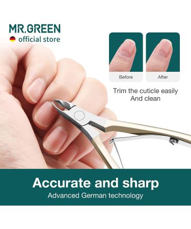 MR.GREEN Colorful Cuticle Nippers & Nail Clippers Set - Nickel Plated Beauty Tool - Buy Online on GoSupps.com