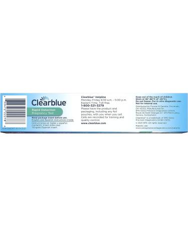 Clearblue Rapid Detection Pregnancy Test 3 Count - Fast and Accurate Results - Buy Online on GoSupps.com