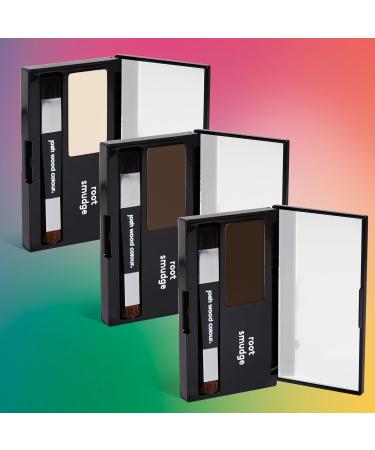Josh Wood Colour Blonde Root Smudge - Weightless Satin Powder for Temporary Grey Hair Coverage - With Two-Ended Brush and Mirrored Compact - Buy Online on GoSupps.com