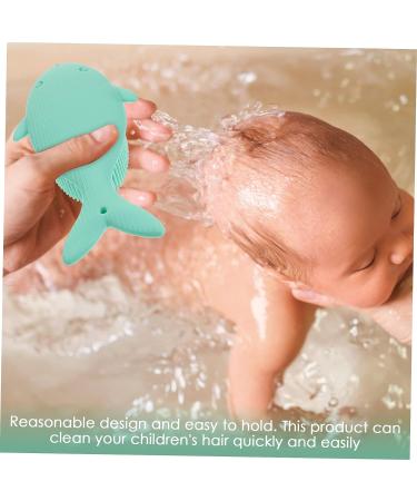4pcs FOMIYES Silicone Newborn Baby Massage & Shampoo Brush Set - Soft Shower Scrubber for Bathing Supplies - Buy Online on GoSupps.com