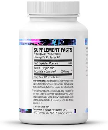 Tesseract ProButyrate Gut Health & SafeCell S-Acetyl Glutathione Neuro Support Bundle 600mg + 300mg 120 + 60 Capsules Antioxidant & Gut Microbiome Balance - Buy Online on GoSupps.com