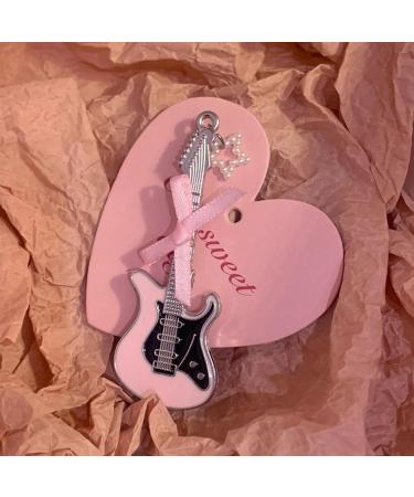 Muloo Sweet Cool Guitar Star Charm Hair Clips for Women Cute Harajuku Pentagrams Bowknot Hairpin Barrettes Hair Accessories - Buy Online on GoSupps.com