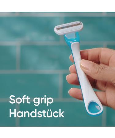 Gillette Venus Oceana Disposable Razors for Women - 3 Comfort Blade Razors with Skin Protection Gel Pillows - Buy Online on GoSupps.com