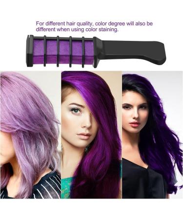 Hair Chalk Comb Set of 6 PCS Temporary Hair Color Dye for Girls and Boys Dress Up Party Cosplay Festivals Salon Art DIY Hair Style Highlighting Easy Dye and Wash Out - Buy Online on GoSupps.com